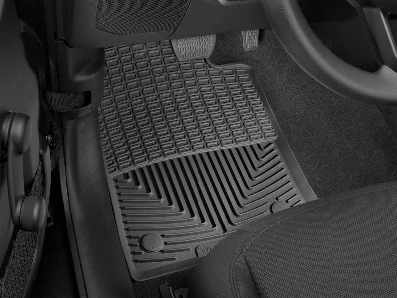 WeatherTech 2020+ Jeep Gladiator Front Rubber Mats - Black - Side View