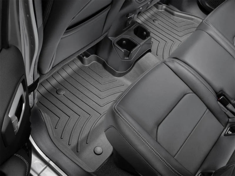 WeatherTech 2020+ Jeep Gladiator Rear FloorLiner HP - Black - Side View