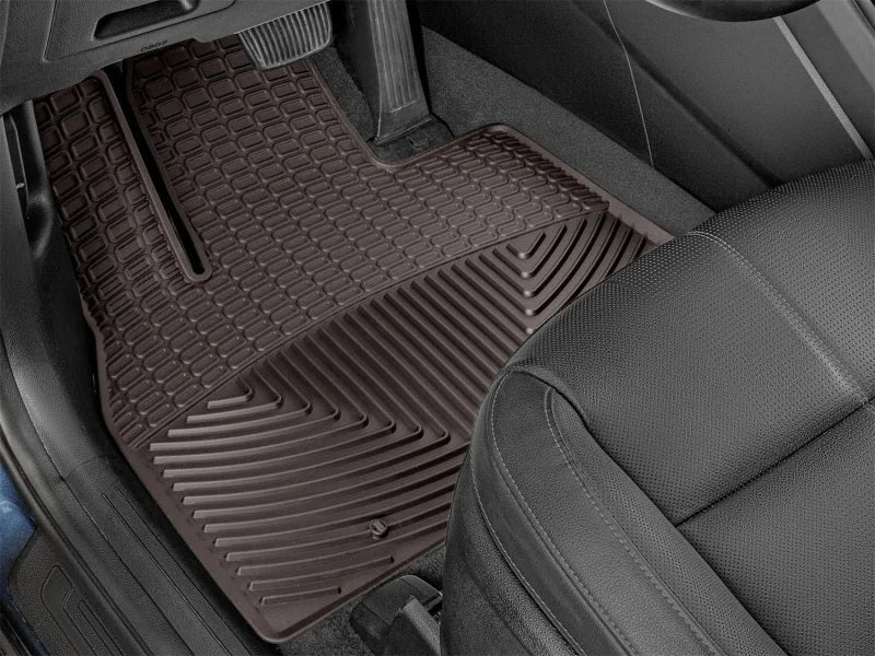 WeatherTech 2020+ Kia Telluride Front Rubber Mats - Cocoa - Side View