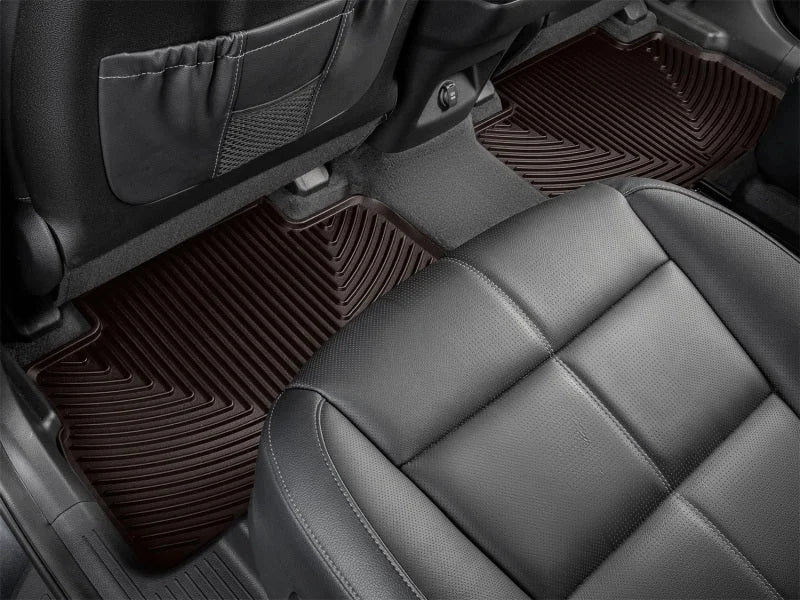 WeatherTech 2020+ Kia Telluride Rear Rubber Mats - Cocoa - Side View