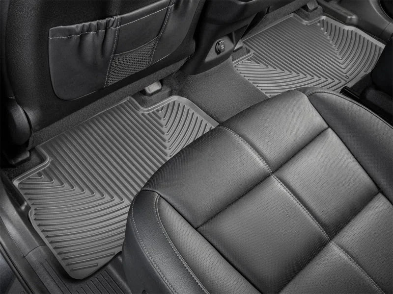 WeatherTech 2020+ Kia Telluride Rear Rubber Mats - Grey - Side View