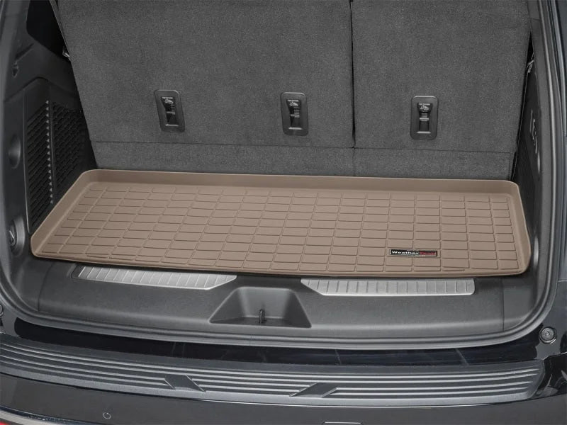 WeatherTech 2021-21 Chevrolet Tahoe Cargo Liners - Tan - Side View