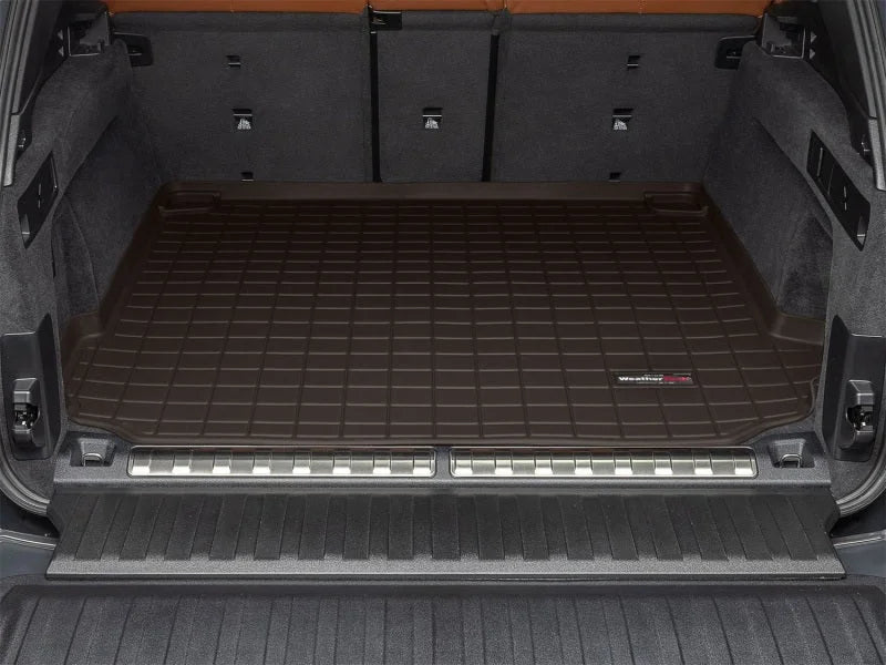 WeatherTech 2021+ BMW X5 45e Cargo Liners - Cocoa - Side View