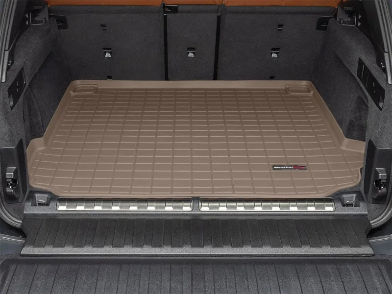 WeatherTech 2021+ BMW X5 45e Cargo Liners - Tan - Side View