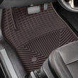 Load image into Gallery viewer, WeatherTech 2021+ Cadillac Escalade Front Rubber Mats - Cocoa - Side View