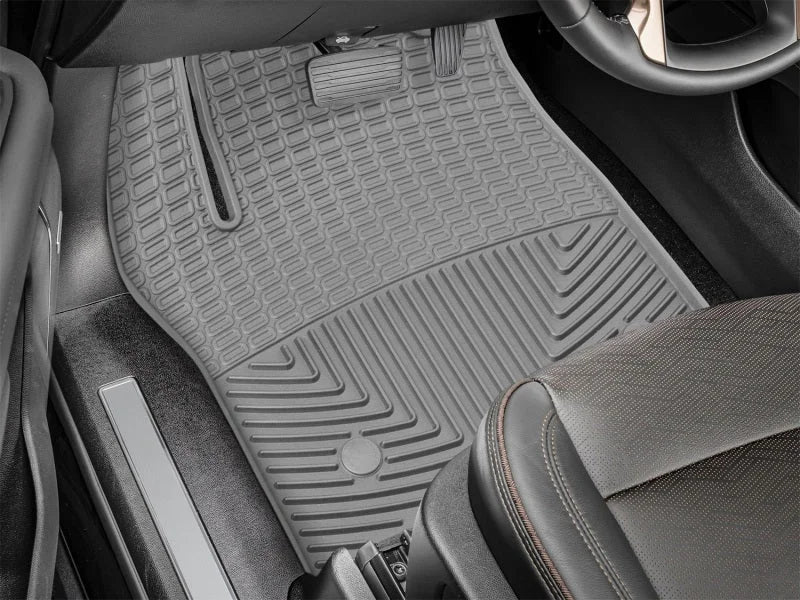 WeatherTech 2021+ Cadillac Escalade Front Rubber Mats - Grey - Side View