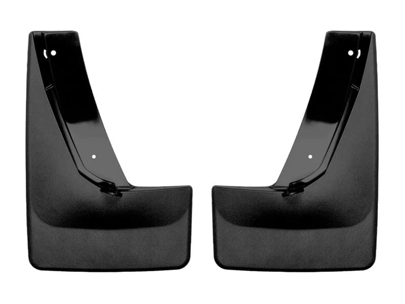 WeatherTech 2021+ Chevy Suburban Rear No Drill Mudflaps - Black - Main Product View