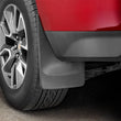 Load image into Gallery viewer, WeatherTech 2021+ Chevy Suburban Rear No Drill Mudflaps - Black - Side View