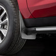 Load image into Gallery viewer, WeatherTech 2021+ Chevy Suburban(except w/Power retractable step) Front No Drill Mudflaps - Black - Side View