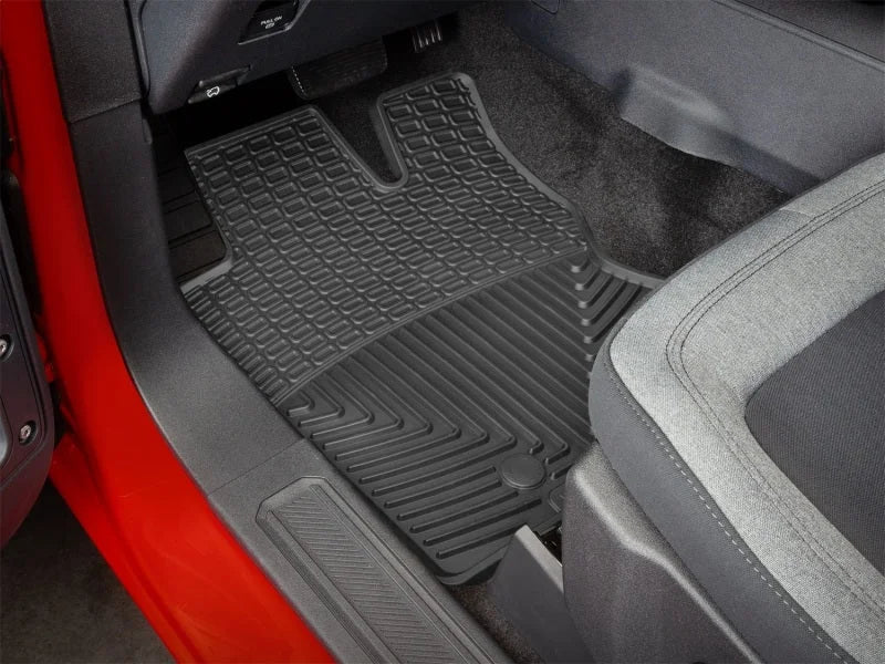 WeatherTech 2021+ Ford Bronco Front Rubber Mats - Black - Side View