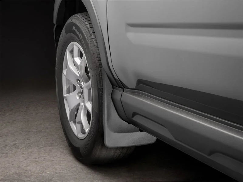 WeatherTech 2021+ Ford Bronco Sport No Drill Front Mudflaps - Side View