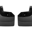 Load image into Gallery viewer, WeatherTech 2021+ Ford F-150 Raptor (Incl. 37 Perf. Pkg) No Drill Rear MudFlaps - Black - Main Product View