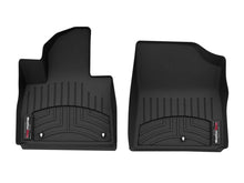 Load image into Gallery viewer, WeatherTech 2021+ Hyundai Santa Fe Hybrid Front FloorLiner - Black - Main Product View