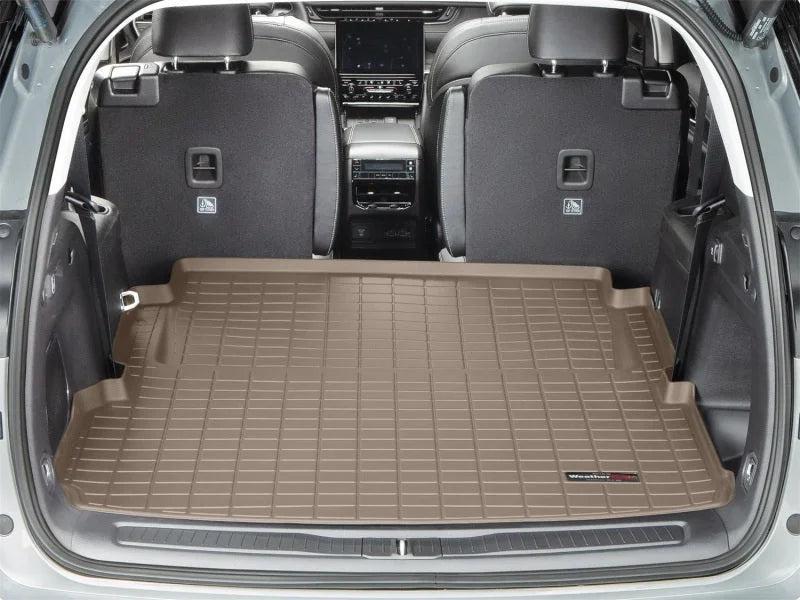 WeatherTech 2021+ Jeep Grand Cherokee L Cargo Liners - Tan - Side View