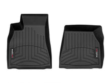 Load image into Gallery viewer, WeatherTech 2021+ Tesla Model S Front FloorLiner - Black - Main Product View