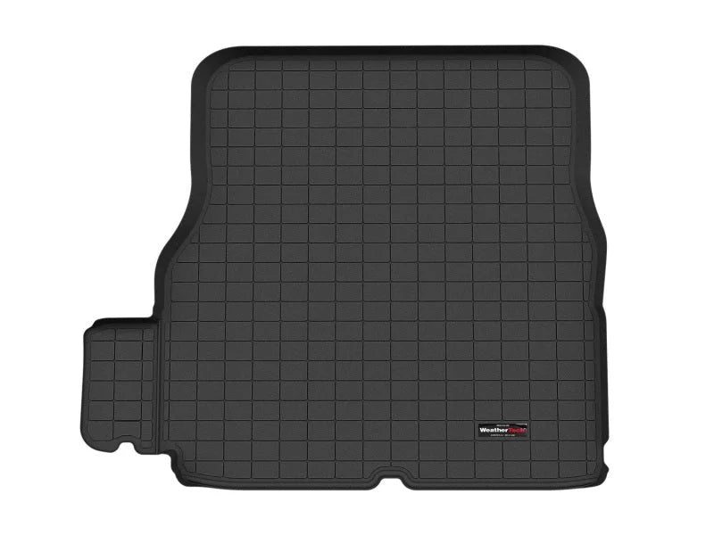 WeatherTech 2021+ Tesla Model X (6/7 Pas.) Behind 2nd Row Cargo Liners - Black - Main Product View