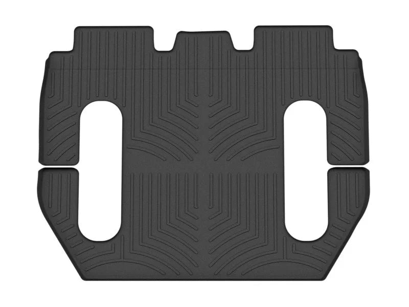 WeatherTech 2021+ Tesla Model X (w/6-Passenger Seating) Rear FloorLiner - Black - Main Product View
