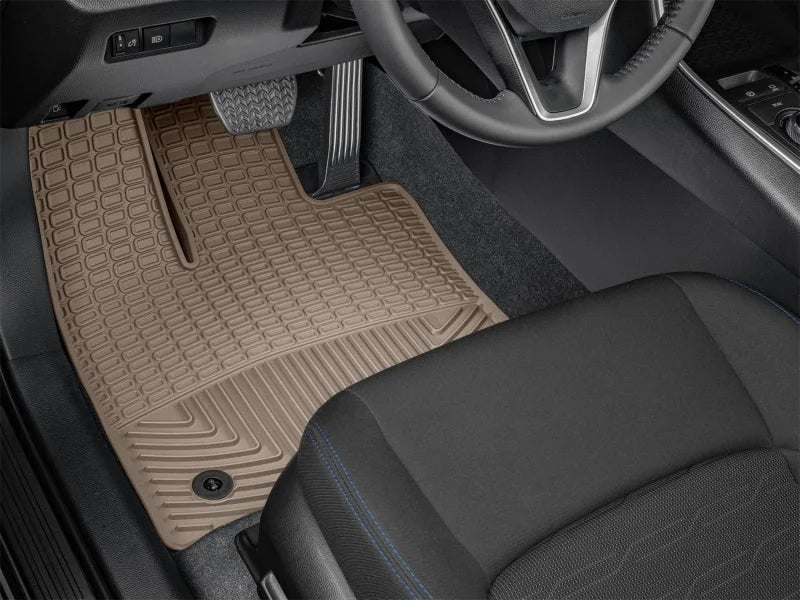 WeatherTech 2021+ Toyota Venza Front Rubber Mats - Tan - Side View
