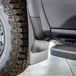 Load image into Gallery viewer, WeatherTech 2022 Chevrolet Silverado 1500 ZR2 No Drill MudFlaps - Black - Side View