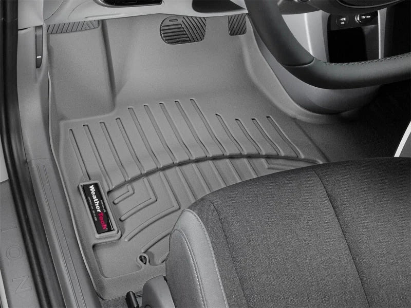 WeatherTech 2022+ Hyundai Ioniq 5 Front FloorLiner - Grey - Back View