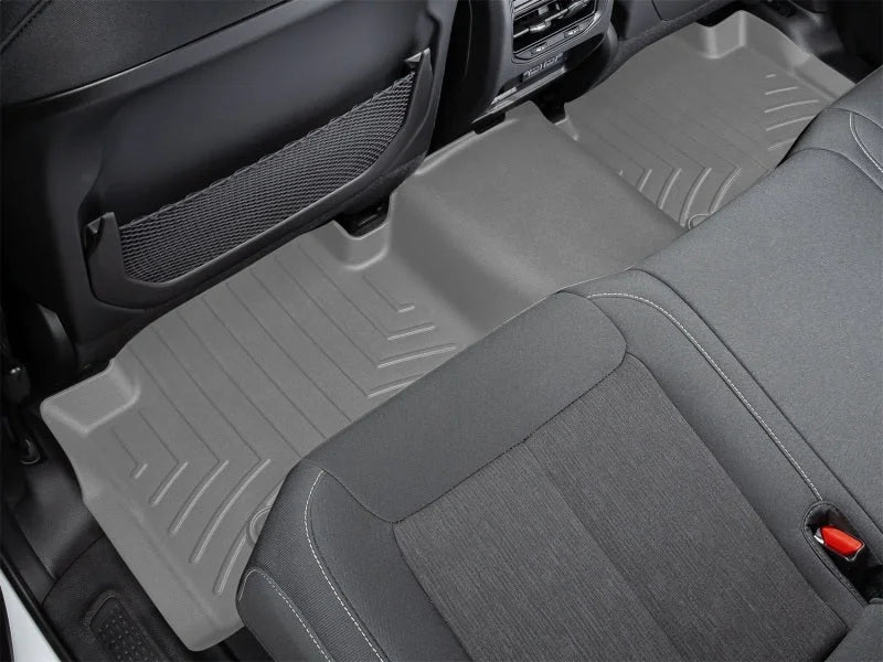 WeatherTech 2022+ Jeep Grand Cherokee 4xe ONLY Rear FloorLiner - Grey - Back View