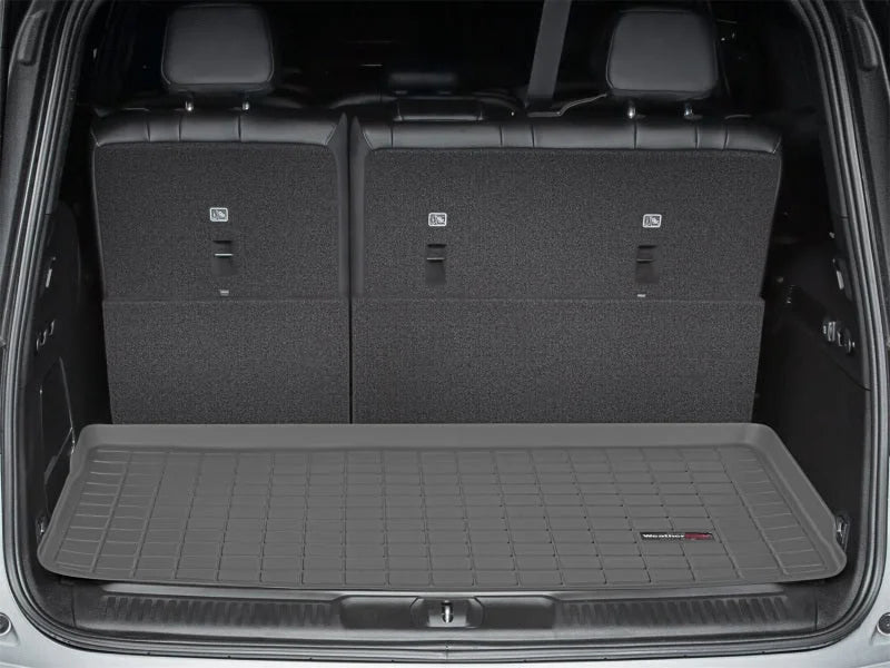 WeatherTech 2022+ Jeep Wagoneer/Grand Wagoneer (Behind 3rd Row Seating) Cargo Liners - Grey - Side View