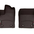 Load image into Gallery viewer, WeatherTech 2022+ Toyota Tundra CrewMax Double Cab Front FloorLiners - Cocoa - Main Product View