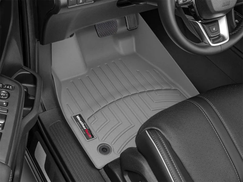 WeatherTech 2023 Honda Pilot Front FloorLiner - Grey - Back View