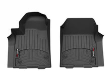Load image into Gallery viewer, WeatherTech 2024 Chevrolet Silverado EV Front FloorLiner for Vinyl Floors - Black - Main Product View