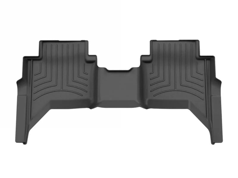 WeatherTech 2024 Ford Ranger (Incl. Raptor) w/Carpet Flooring Rear FloorLiner HP - Black - Main Product View