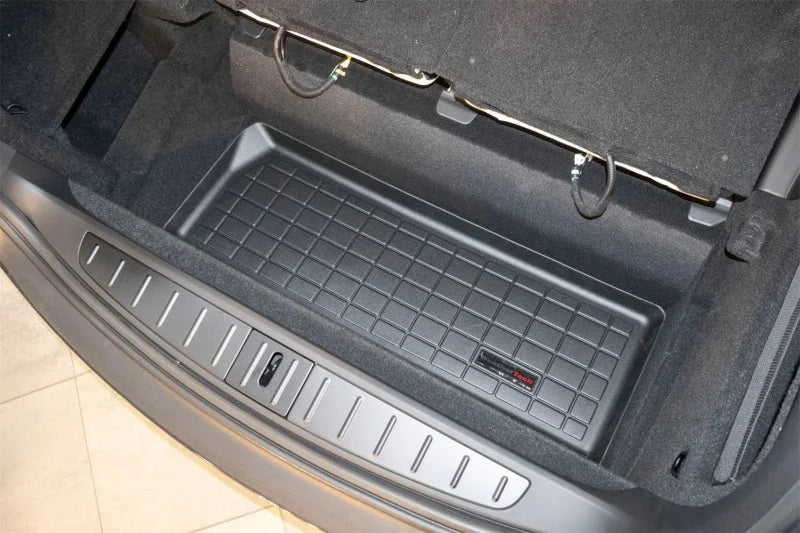 WeatherTech 2024 Tesla Model X Trunk Cargo Liners - Black - Side View