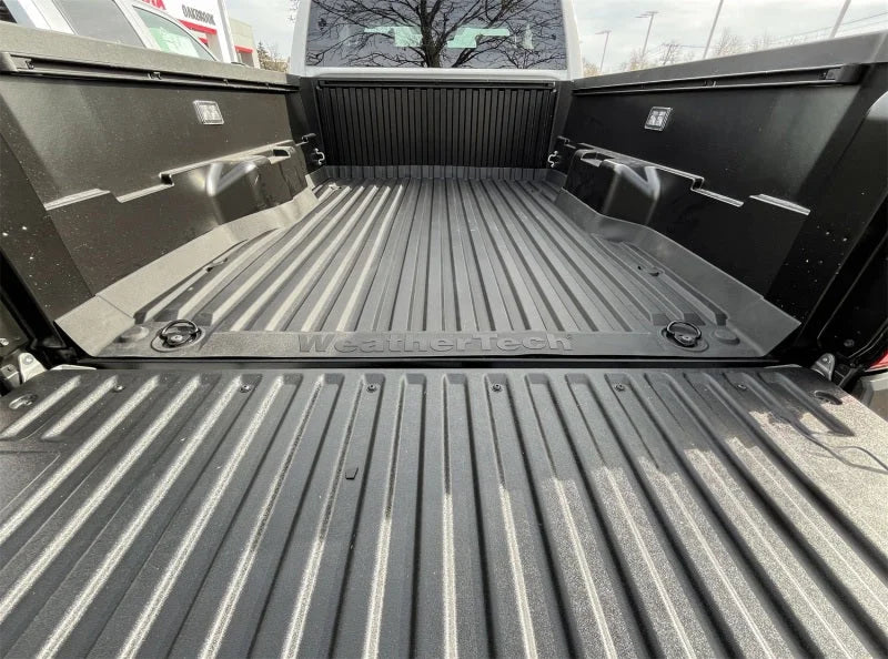 WeatherTech 2024 Toyota Tacoma 6in Truck Bed / No RHS Storage Impact Liner - Black - Side View