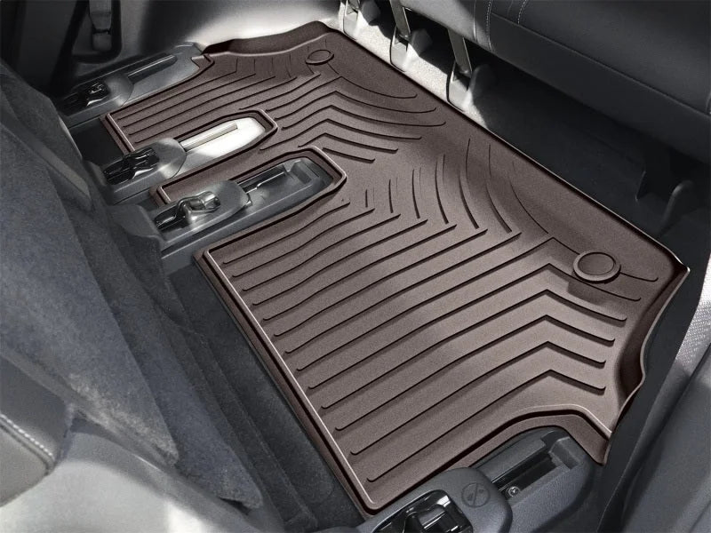 WeatherTech 2025 Infiniti QX80/Nissan Armada 2nd Row Bench Seating Rear FloorLiner - Cocoa - Additional View 10