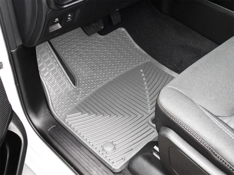WeatherTech 2025 Ram Truck 1500 (Incl. RHO) CC/QC (No Vinyl) Front All-Weather Floor Mats - Grey - Side View