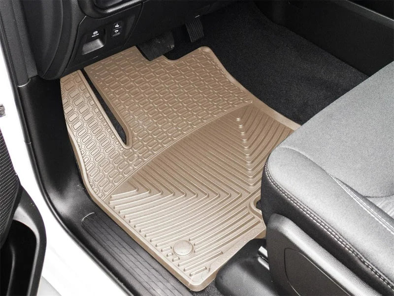 WeatherTech 2025 Ram Truck 1500 (Incl. RHO) CC/QC (No Vinyl) Front All-Weather Floor Mats - Tan - Side View