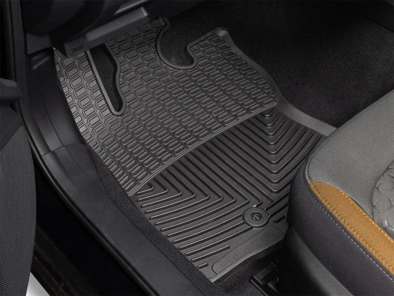 WeatherTech 2026 Subaru Crosstrek Hybrid Front All Weather Floor Mats - Black - Side View