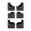 Load image into Gallery viewer, WeatherTech 21-22 Ford F-150 Raptor No Drill MudFlaps (Front + Mid + Rear Set) - Black - Main Product View