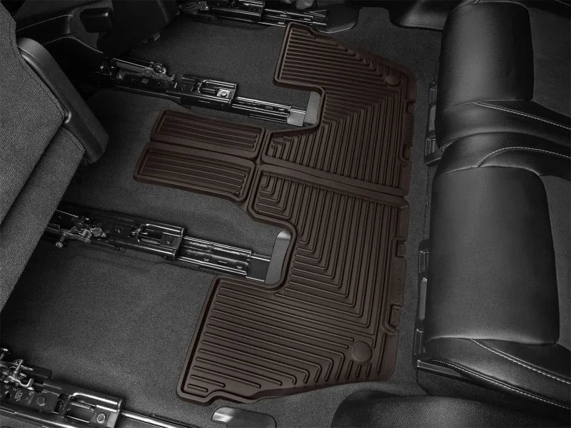 WeatherTech 21-23 Jeep Grand Cherokee L (6 Passenger Seating) Rear All-Weather Floor Mats - Cocoa - Side View