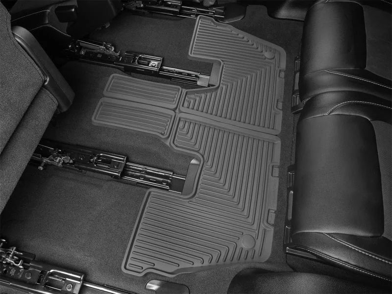 WeatherTech 21-23 Jeep Grand Cherokee L (6 Passenger Seating) Rear All-Weather Floor Mats - Grey - Side View