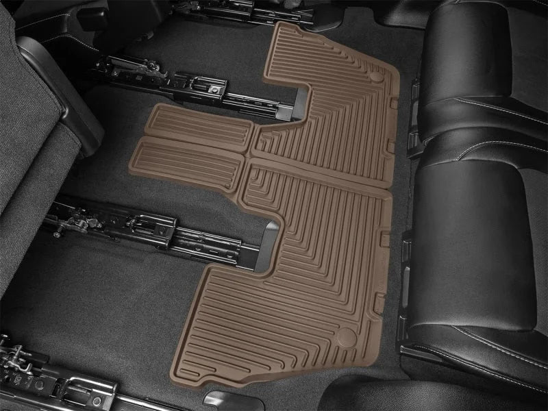 WeatherTech 21-23 Jeep Grand Cherokee L (6 Passenger Seating) Rear All-Weather Floor Mats - Tan - Side View