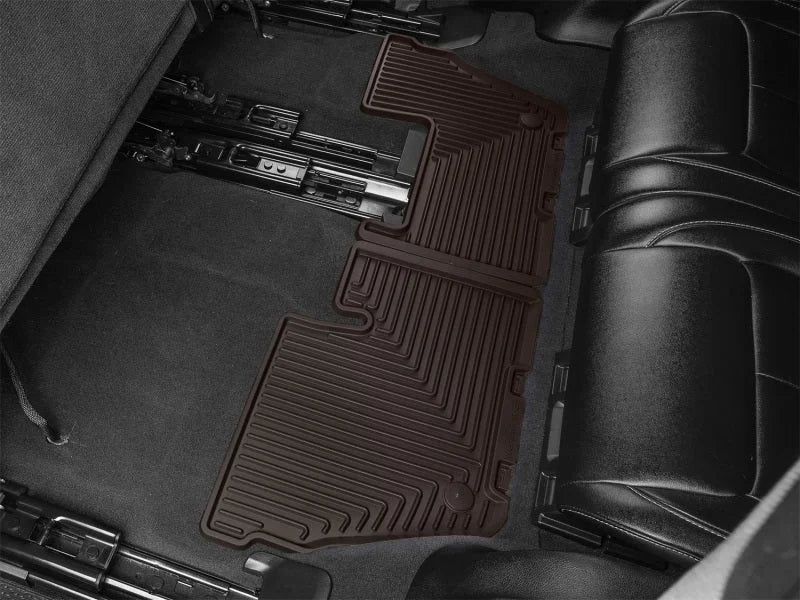 WeatherTech 21-23 Jeep Grand Cherokee L Rear Rubber Mats - Cocoa - Side View
