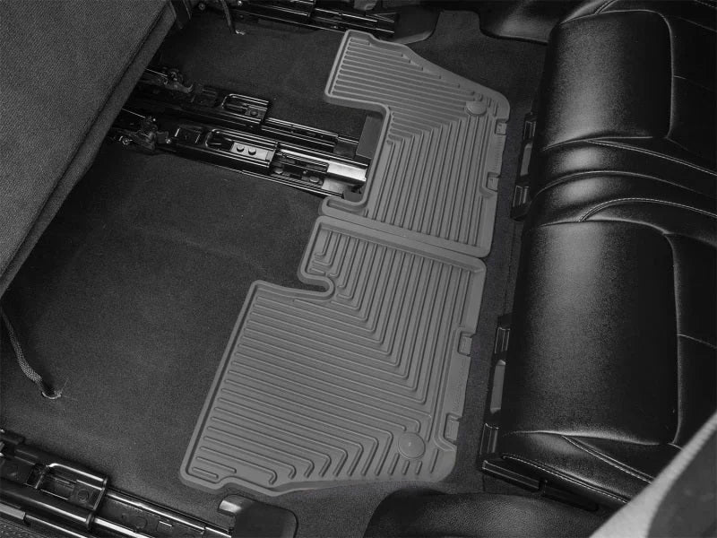 WeatherTech 21-23 Jeep Grand Cherokee L Rear Rubber Mats - Grey - Side View