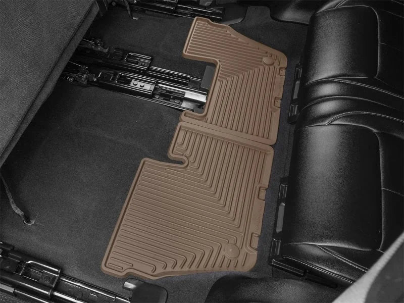 WeatherTech 21-23 Jeep Grand Cherokee L Rear Rubber Mats - Tan - Side View