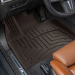 Load image into Gallery viewer, WeatherTech 21-24 BMW Alpina XB7 Front FloorLiner HP - Cocoa - Installation View