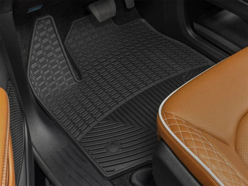 WeatherTech 21-26 Chrysler Pacifica/21-25 Pacifica Hybrid Front All Weather Floor Mats - Black - Side View