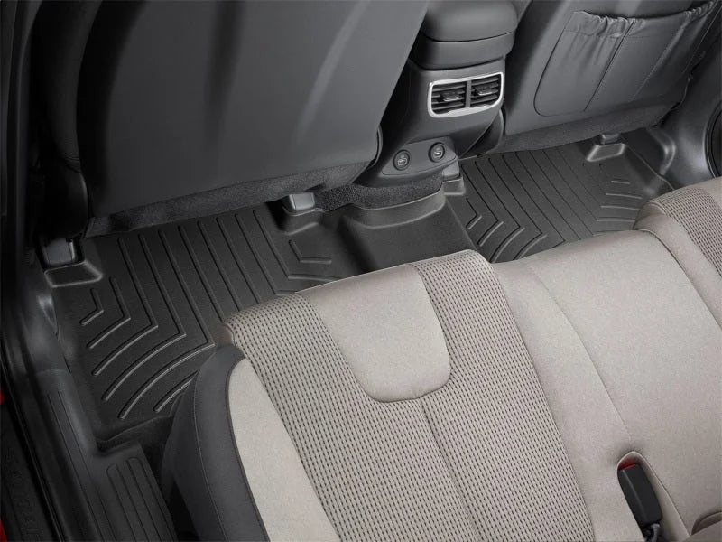 WeatherTech 21+ Hyundai Santa Fe Rear FloorLiner - Black - Side View