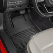 Load image into Gallery viewer, WeatherTech 21+ Nissan Rogue Front Rubber Mats (Black) - Side View