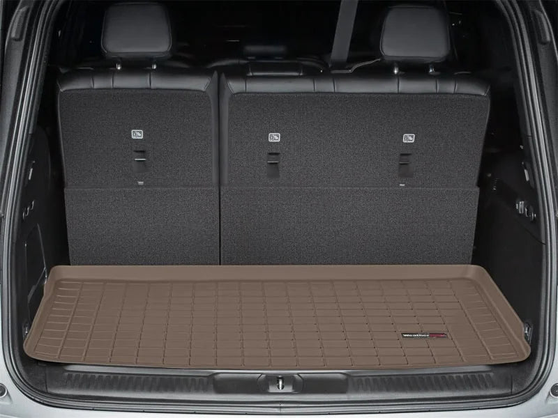 WeatherTech 22-22 Jeep Grand Wagoneer Cargo Liners - Tan - Side View