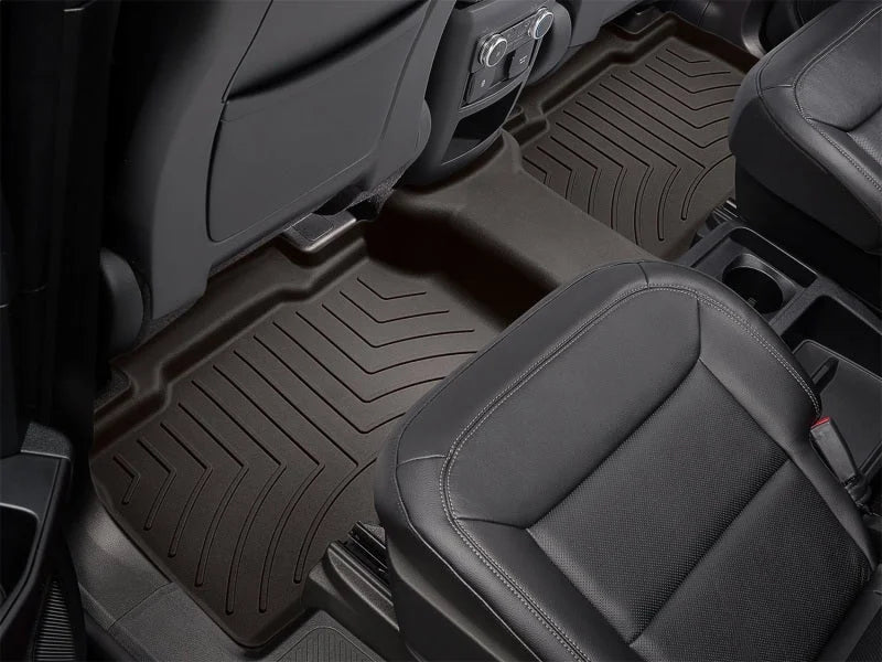 WeatherTech 22-23 Ford Explorer Incl. ST Rear FloorLiner HP - Cocoa - Back View