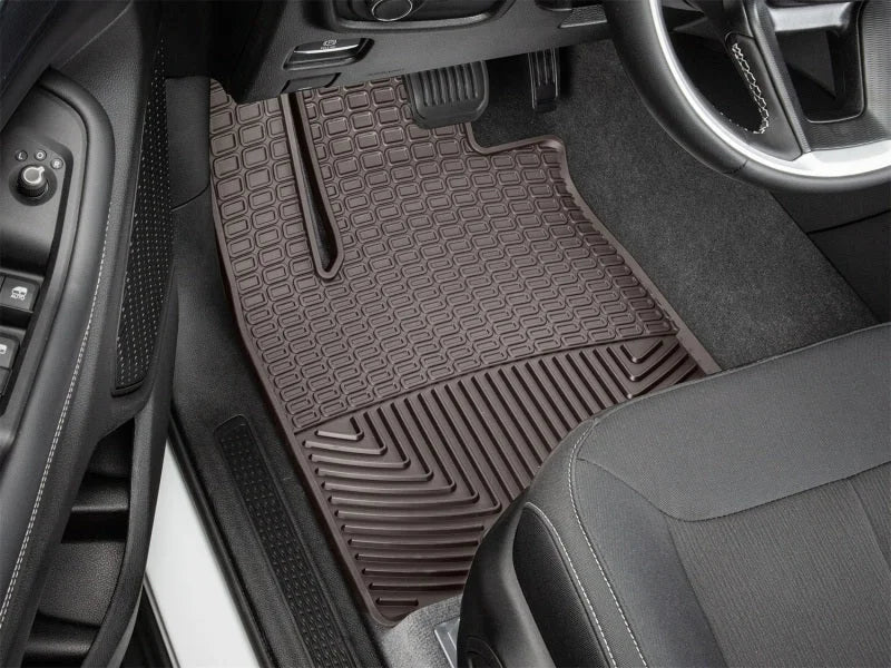 WeatherTech 22-23 Jeep Grand Cherokee WL (Incl. 2022 4xe) Front Rubber Mats - Cocoa - Side View